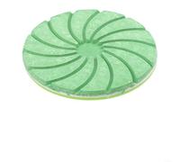 Trurovem Disque de meulage intégré M10 de 7,6 cm pour meuleuse d'angle, support en carbure de silicium pour carrelage pour polissage des bords, roue abrasive en pierre, métal, verre, vert