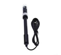 Trurovem E-201-C Sonde électrode de pH composite rechargeable, capteur en verre de gamme 0-14 pour la recherche en médecine industrielle, correspondance d'acidomètre rapide, noir