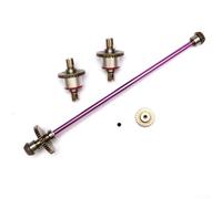 Trurovem Ensemble d'engrenages différentiels en alliage amélioré et kit d'arbre de transmission pour voiture télécommandée WLtoys 124019 124018, construction en métal pour transfert de puissance