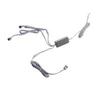 Trurovem Interrupteur de commande de lumière LED DC 12 V 24 V Capteur de porte d'armoire Activation tactile pour ou montage dissimulé Marche/arrêt automatique Finition argentée Double triple interface