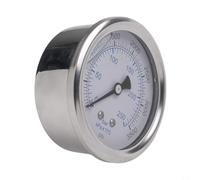 Trurovem Jauge de filetage M14 x 1,5 pour nettoyeur haute pression 0-250 bar 3500 psi métal pour nettoyeur haute pression 2,2-5,5 kW nettoyeur jet d'eau accessoires en acier inoxydable