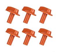 Trurovem Kit de bouton d'étranglement pour débroussailleuse FS110 FS120 FS130 FS160, interrupteur d'accélérateur de rechange 41281821700, pièce de rechange en plastique (6 pièces)
