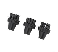 Trurovem Kit de brosses en nylon pour nettoyeur vapeur Vaporetto : Lecoaspira, Unico, Pro Series. Embouts robustes pour nettoyer les joints de carrelage, enlever le calcaire et la saleté. Lot de 3 ou
