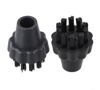 Trurovem Kit de brosses en nylon pour nettoyeur vapeur Vaporetto : Lecoaspira, Unico, Pro Series. Embouts robustes pour nettoyer les joints de carrelage, enlever le calcaire et la saleté. Lot de 3 ou
