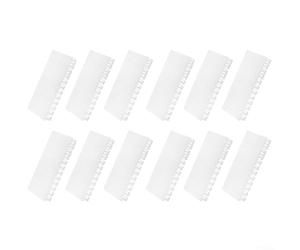 Trurovem Lot de 12 caches de fente de panneau électrique modulaire pour boîte à fusibles, panneaux de distribution compatibles avec Legrand Hager pour Schneider Blanc (24 pièces)
