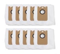 Trurovem Lot de 4/10 sacs à poussière non tissés pour aspirateur robot Ultenic Pro TS1, sacs de filtration à 4 couches pour poils d'animaux et débris, accessoires blancs robustes (lot de 10)