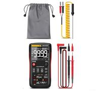 Trurovem Multimètre numérique haute précision avec détection True RMS et NCV, testeur de tension automatique pour diagnostic électrique professionnel, orange (C)