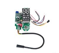 Trurovem Panneau PCB d'affichage LED pour scooter électrique Max G2, pièce de rechange pour tableau de bord, kit de mise à niveau d'écran en alliage d'aluminium avec câble de 202 mm, vert