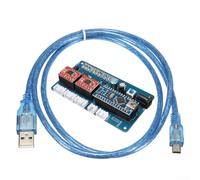 Trurovem Pilote de carte de commande de moteur pas à pas pour graveur à faire soi-même, USB pour contrôleur CNC avec micrologiciel, interface double axe Y pour Benbox, prise en charge d'alimentation
