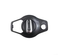 Trurovem Plaque de couvercle d'interrupteur de phare pour A4 2008-2015 A5 2008-2016 pour Q5 2009-2017 Garniture intérieure Bouton de commande Pièce de rechange 8K0941531AR Ensemble finition noire