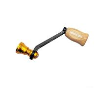 Trurovem Poignée de moulinet de pêche en fibre de carbone - Bras à bascule unique de 70 mm pour Daiwa Fuego Taula Certate Prorex Exceler Caldia Luvias Airity Aggress Mission CS - Rouge (doré)