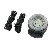 Trurovem Poignet pour boussole pour plongée sous-marine, équipement de randonnée lumineux étanche à 50 m avec phosphorescent, inclinable à 30 °, outil de navigation portable pour la nuit (gris)