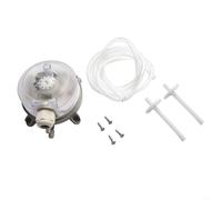 Trurovem Pressostat différentiel d'air réglable 20-500 Pa, capteur visuel de point de consigne pour ventilateur de ventilation CVC Aileron, gaz non inflammable, protection contre la surchauffe et le