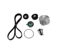 Trusauto Pompe à Eau + Kit de Courroie de Distribution Compatible avec Astra G Combo Tour Meriva X03 Corsa C Vectra C Zafira A 1.4 1.6 24451895 1334077 24426500 55350580