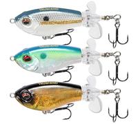 TRUSCEND Easy Catch Popobait avec Hameçon BKK, Équilibre Parfait Entre Son, Éclaboussure et nage, Leurre de Surface Whopper Popper, Leurre Popper Topwater pour Brochet, Perche, Truites, Basse, Silure