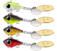 TRUSCEND Leurres de pêche Easy Catch avec Action Vibrante, Nageante et Jigging, Spinnerbaits à Large Recherche, Hameçon Pointu BKK Super Slide, Cuiller de pêche précise à Longue portée pour Truite