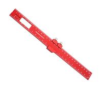 Trusquin de précision 300 mm, règle de traçage en métal en alliage d'aluminium, règle de traçage de 45° et 90°, pour le travail du bois, pied à tracer, outil de traçage pour menuisiers, ingénieurs