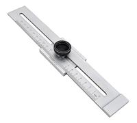 Trusquin de Traçage Métal, 200mm Plage de Mesure Jauge de Marquage, Jauge de Trait de Précision, pour Menuisier, Ingénieurs