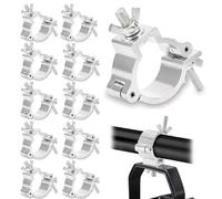 Truss Clamp Crochet De Fixation,10pcs Aluminium Alloy Hook Truss,Convient Aux Lampes De 48-52mm,Capacité De Charge De 100 Kg,Pour Projecteurs,l'Éclairage De Scène,Accessoires d'Éclairage De Fête