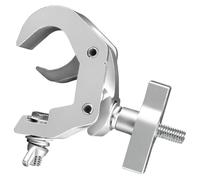 Truss Clampe de Aluminium de Suspension avec corde de sécurité de crochet de suspension pour LED Lumière de Scène le faisceau principal mobile, accessoires menés d'éclairage 40-52MM Charge Max 150KG