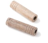 Truss Rod Cavity Plugs Walnut Grooved Drilled (2)