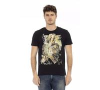 Trussardi Action Black Cotton T-Shirt L