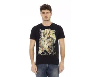 Trussardi Action Black Cotton T-Shirt L