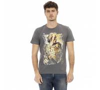 TRUSSARDI Action Hommes à col rond Conqueror T-shirt Gris 2AT08F002 M