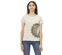 Trussardi - Action Short Sleeve T-Shirt - Femme - Tops - Beige - Taille: 40 FR
