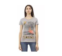 Trussardi - Action Short Sleeve T-Shirt - Femme - Tops - Gris - Taille: 36 FR