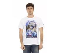 Trussardi - Action Short Sleeve T-Shirt - Homme - Tops - Blanc - Taille: 3XL