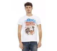 Trussardi - Action Short Sleeve T-shirt - Homme - Tops - Blanc - Taille: M