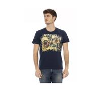 Trussardi - Action Short Sleeve T-Shirt - Homme - Tops - Bleu - Taille: 2XL