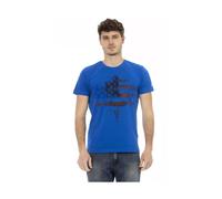 Trussardi - Action Short Sleeve T-shirt - Homme - Tops - Bleu - Taille: S