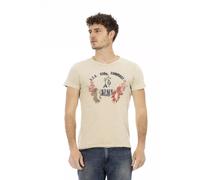 Trussardi - Action T-shirt à manches courtes - Homme - Tops - Beige - Taille: XL