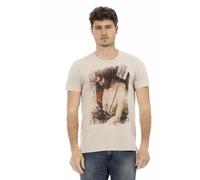 Trussardi - Action T-Shirt - Homme - Tops - Beige - Taille: L