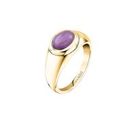 Trussardi Bague Femme, Acier, marbre violet, Collection T-CONCEPT