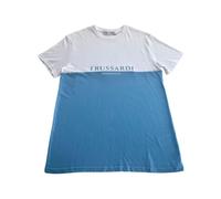 Trussardi, Homme, Tops, Bleu, Taille: M T-shirt bleu clair pour homme Maillots de bain