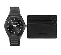 Trussardi Hommes Analogique Quartz Montre avec Bracelet en Acier Inoxydable R2453156007