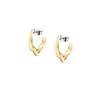 TRUSSARDI T-Design Boucles d'oreilles Femme en Acier Doré - TJAXA05
