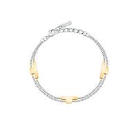 Trussardi T Logo Bracelet Femme Acier Doré - TJAXC28