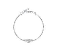 TRUSSARDI T-Logo Bracelet Femme en Acier, Zircons - TJAXC30