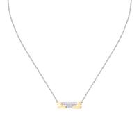 TRUSSARDI T-Logo TJAXC06 Collier Femme en Acier Zircons