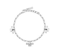 Trussardi T-Logo TJAXC25 Bracelet Femme en Acier Zircons