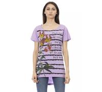 Trussardi - T-shirt à Manches Courtes Action - Femme - Tops - Violet - Taille: 40 FR