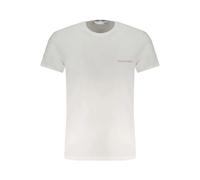 Trussardi - T-shirt en coton avec logo imprimé - Homme - Tops - Blanc - Taille: 2XL
