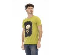 Trussardi T-Shirt citron vert / jaune clair / noir, Taille XL
