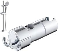 TRUST-1 support de pommeau de douche sans perçage, universel, réglable, pour barre de douche, rotatif à 360°, installation facile