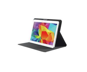 Trust 20126 Étui Folio Noir 10.5" pour Samsung Galaxy Tab3/4/Pro/Note 10.1 & Tab S 10.5, Protection Anti-rayures, Fonction Support Vertical