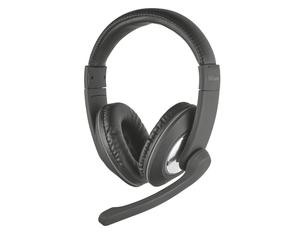 Trust 21662 écouteur/casque Avec fil Arceau Appels/Musique Noir